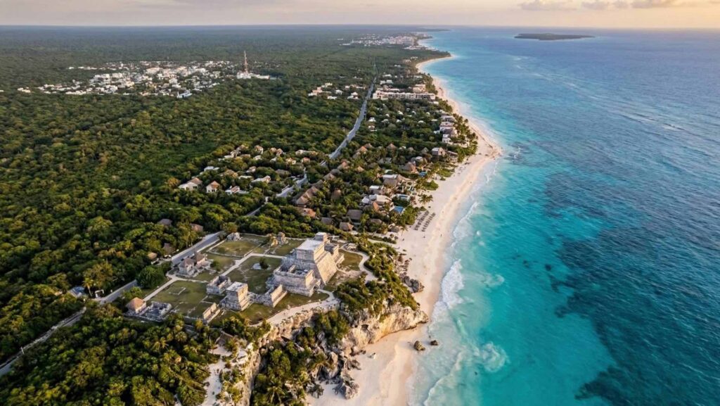 Valladolid Yucatan aerial view — Mexico real estate inspection service area